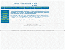 Tablet Screenshot of ganeshvilla.com